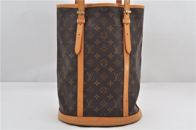 Authentic Louis Vuitton Monogram Bucket GM Shoulder Tote Bag M42236 LV 9275E