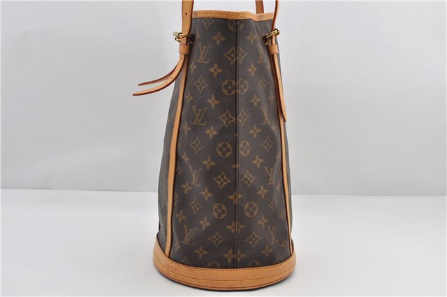 Authentic Louis Vuitton Monogram Bucket GM Shoulder Tote Bag M42236 LV 9275E