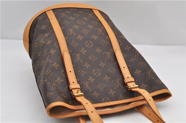 Authentic Louis Vuitton Monogram Bucket GM Shoulder Tote Bag M42236 LV 9275E