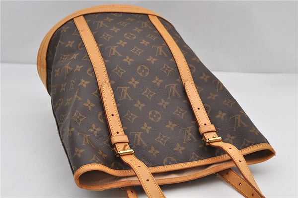 Authentic Louis Vuitton Monogram Bucket GM Shoulder Tote Bag M42236 LV 9275E