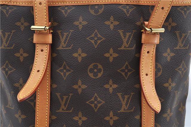 Authentic Louis Vuitton Monogram Bucket GM Shoulder Tote Bag M42236 LV 9275E