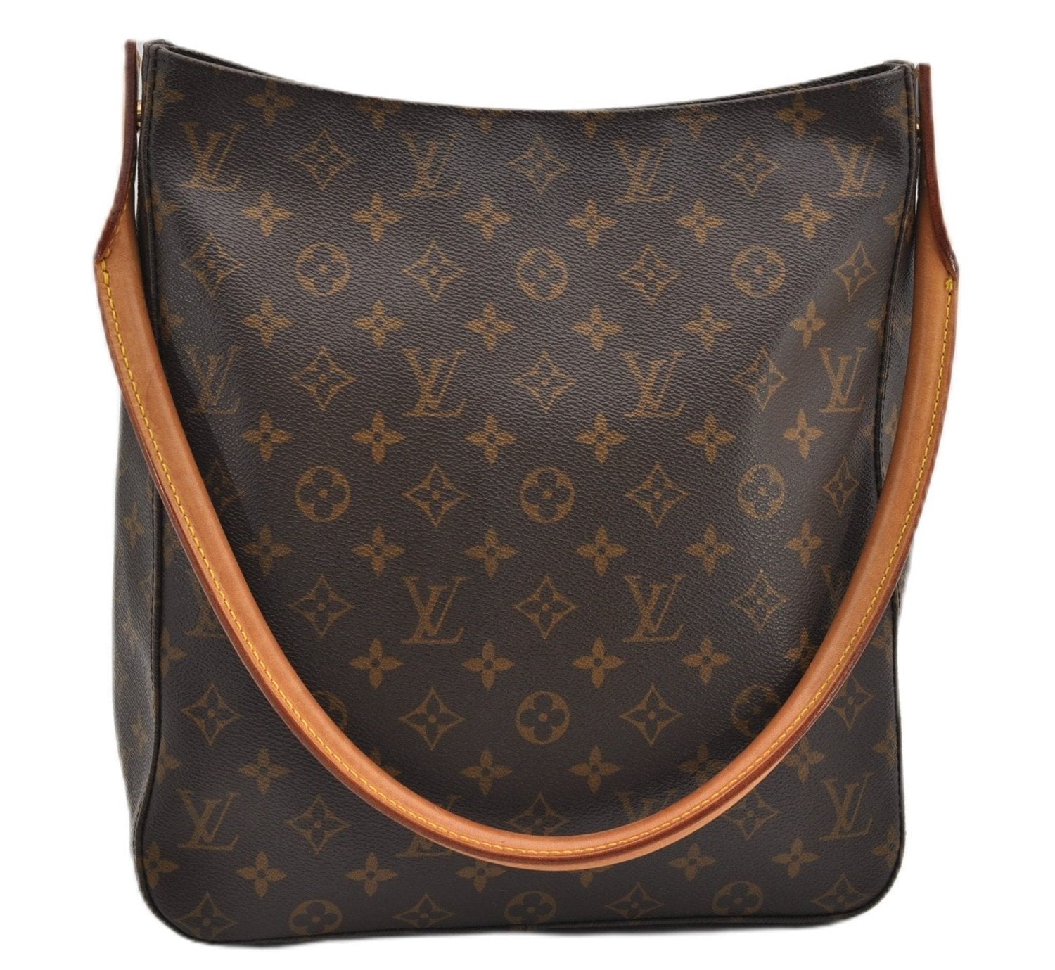 Authentic Louis Vuitton Monogram Looping GM Shoulder Bag M51145 LV 9276E