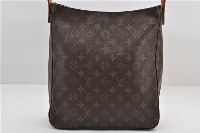 Authentic Louis Vuitton Monogram Looping GM Shoulder Bag M51145 LV 9276E