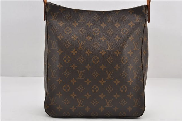 Authentic Louis Vuitton Monogram Looping GM Shoulder Bag M51145 LV 9276E