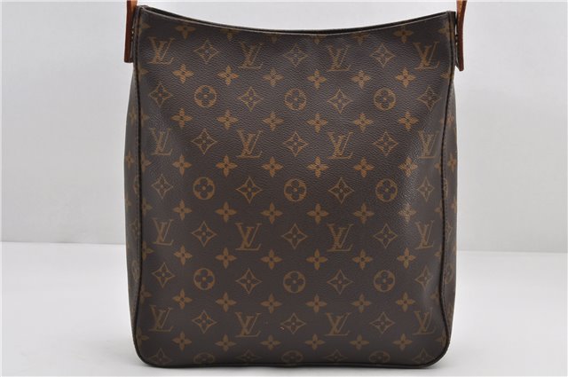 Authentic Louis Vuitton Monogram Looping GM Shoulder Bag M51145 LV 9276E