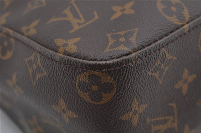 Authentic Louis Vuitton Monogram Looping GM Shoulder Bag M51145 LV 9276E
