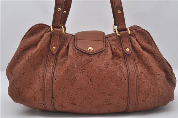 Authentic Louis Vuitton Mahina Lunar PM Shoulder Bag Brown M97052 LV 9277E