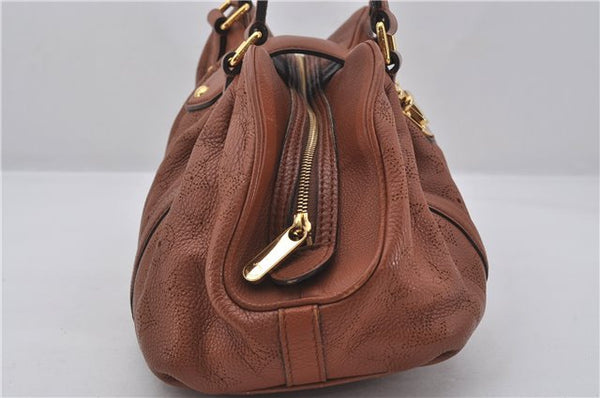 Authentic Louis Vuitton Mahina Lunar PM Shoulder Bag Brown M97052 LV 9277E
