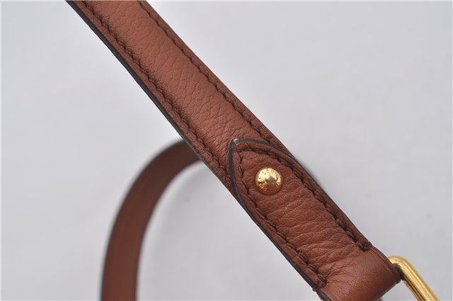 Authentic Louis Vuitton Mahina Lunar PM Shoulder Bag Brown M97052 LV 9277E