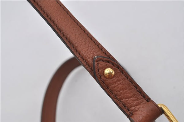 Authentic Louis Vuitton Mahina Lunar PM Shoulder Bag Brown M97052 LV 9277E