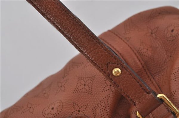 Authentic Louis Vuitton Mahina Lunar PM Shoulder Bag Brown M97052 LV 9277E