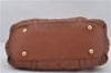 Authentic Louis Vuitton Mahina Lunar PM Shoulder Bag Brown M97052 LV 9277E