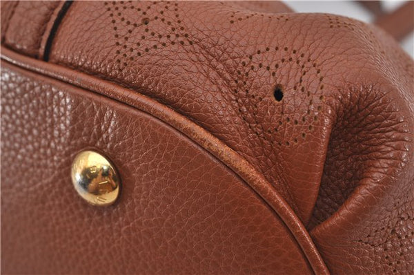 Authentic Louis Vuitton Mahina Lunar PM Shoulder Bag Brown M97052 LV 9277E