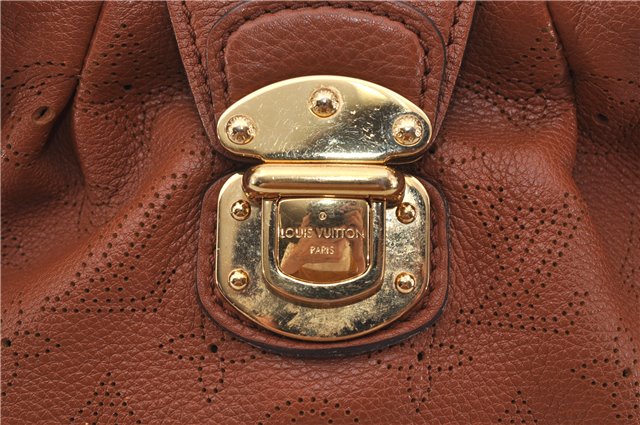 Authentic Louis Vuitton Mahina Lunar PM Shoulder Bag Brown M97052 LV 9277E