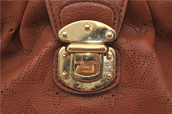 Authentic Louis Vuitton Mahina Lunar PM Shoulder Bag Brown M97052 LV 9277E