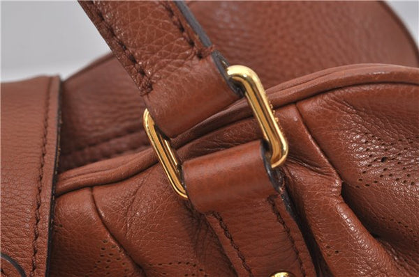 Authentic Louis Vuitton Mahina Lunar PM Shoulder Bag Brown M97052 LV 9277E