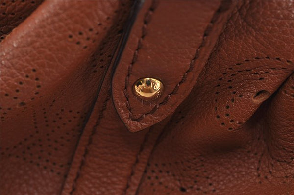 Authentic Louis Vuitton Mahina Lunar PM Shoulder Bag Brown M97052 LV 9277E
