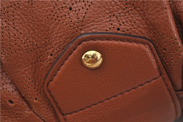 Authentic Louis Vuitton Mahina Lunar PM Shoulder Bag Brown M97052 LV 9277E