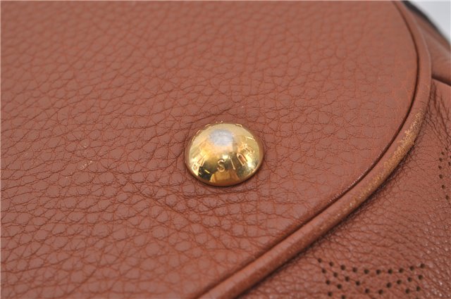 Authentic Louis Vuitton Mahina Lunar PM Shoulder Bag Brown M97052 LV 9277E