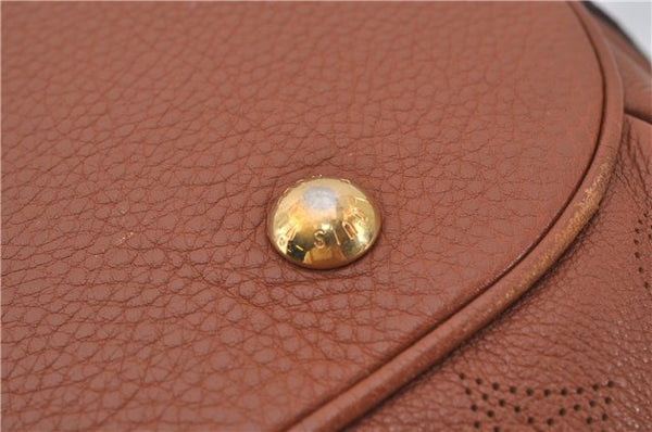 Authentic Louis Vuitton Mahina Lunar PM Shoulder Bag Brown M97052 LV 9277E