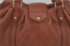 Authentic Louis Vuitton Mahina Lunar PM Shoulder Bag Brown M97052 LV 9277E