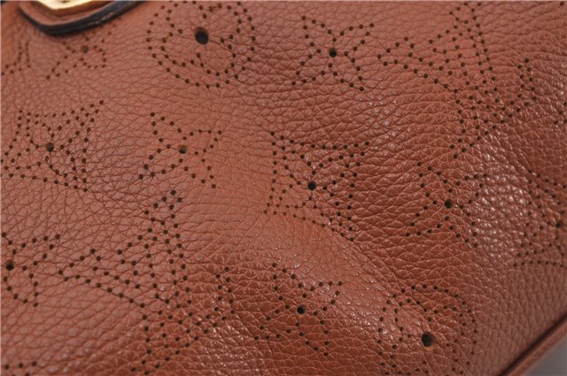 Authentic Louis Vuitton Mahina Lunar PM Shoulder Bag Brown M97052 LV 9277E
