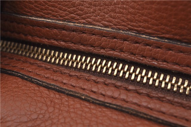 Authentic Louis Vuitton Mahina Lunar PM Shoulder Bag Brown M97052 LV 9277E