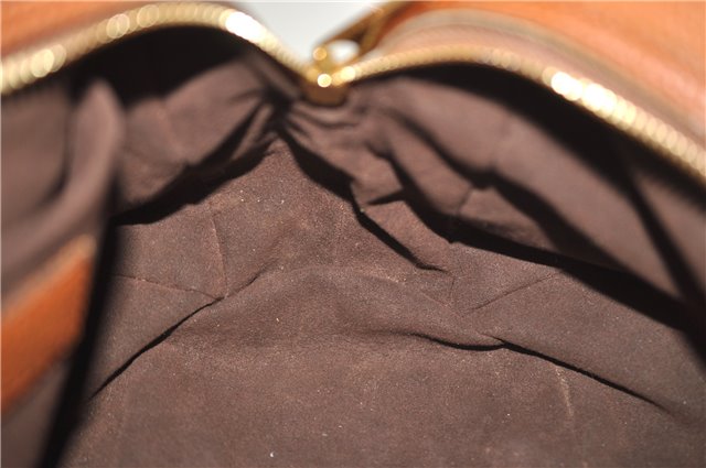 Authentic Louis Vuitton Mahina Lunar PM Shoulder Bag Brown M97052 LV 9277E