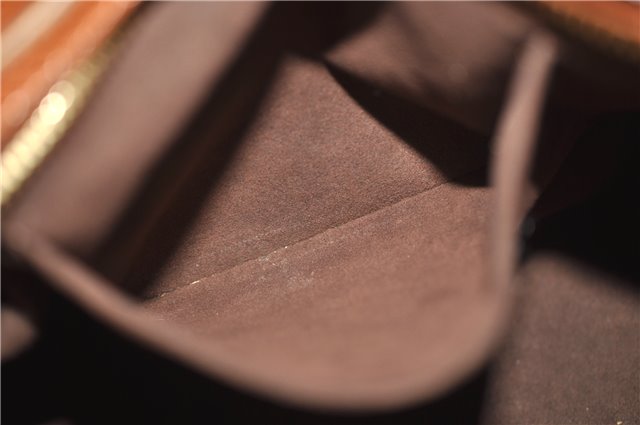 Authentic Louis Vuitton Mahina Lunar PM Shoulder Bag Brown M97052 LV 9277E