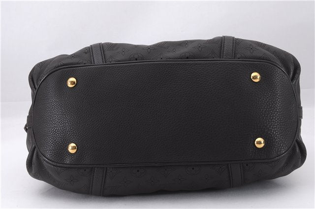 Authentic Louis Vuitton Mahina Lunar PM Shoulder Tote Bag M97051 Brown LV 9278E