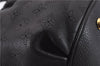 Authentic Louis Vuitton Mahina Lunar PM Shoulder Tote Bag M97051 Brown LV 9278E