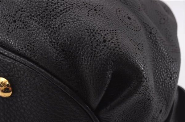 Authentic Louis Vuitton Mahina Lunar PM Shoulder Tote Bag M97051 Brown LV 9278E