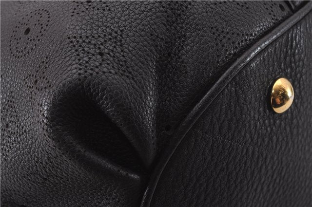 Authentic Louis Vuitton Mahina Lunar PM Shoulder Tote Bag M97051 Brown LV 9278E