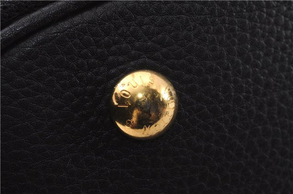 Authentic Louis Vuitton Mahina Lunar PM Shoulder Tote Bag M97051 Brown LV 9278E