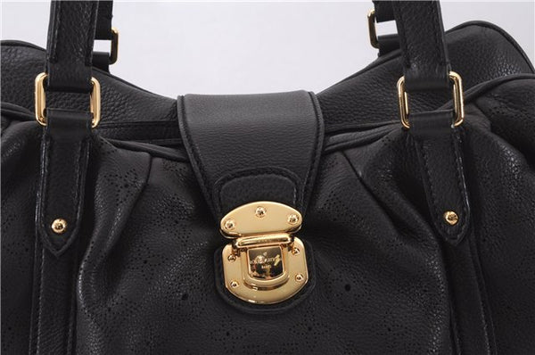 Authentic Louis Vuitton Mahina Lunar PM Shoulder Tote Bag M97051 Brown LV 9278E