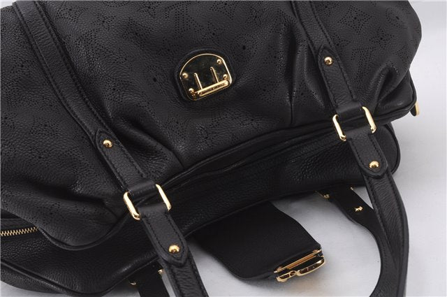 Authentic Louis Vuitton Mahina Lunar PM Shoulder Tote Bag M97051 Brown LV 9278E