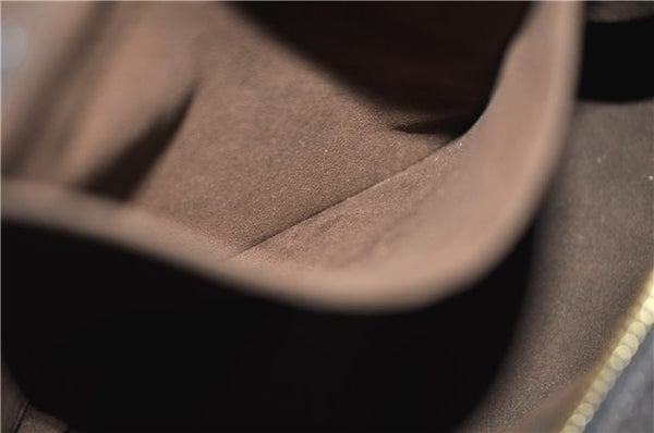 Authentic Louis Vuitton Mahina Lunar PM Shoulder Tote Bag M97051 Brown LV 9278E