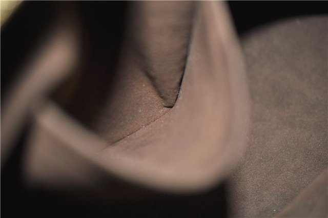 Authentic Louis Vuitton Mahina Lunar PM Shoulder Tote Bag M97051 Brown LV 9278E