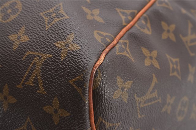 Authentic Louis Vuitton Monogram Keepall 55 Travel Boston Bag M41424 LV 9278F