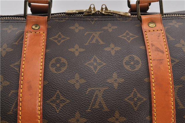 Authentic Louis Vuitton Monogram Keepall 55 Travel Boston Bag M41424 LV 9278F