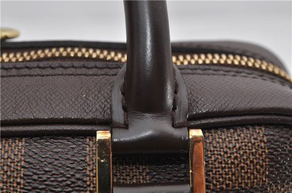Authentic Louis Vuitton Damier Brera Hand Bag Purse N51150 LV 9279E