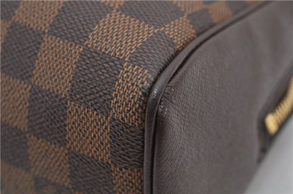 Authentic Louis Vuitton Damier Brera Hand Bag Purse N51150 LV 9279E