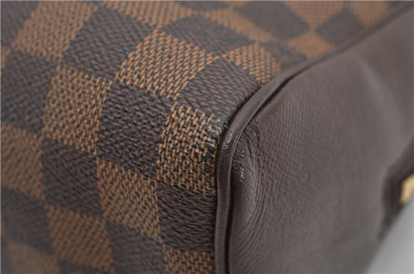 Authentic Louis Vuitton Damier Brera Hand Bag Purse N51150 LV 9279E