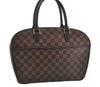 Authentic Louis Vuitton Damier Sarria Horizontal Hand Bag N51282 LV 9280E