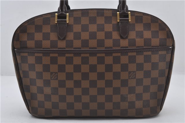 Authentic Louis Vuitton Damier Sarria Horizontal Hand Bag N51282 LV 9280E