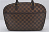 Authentic Louis Vuitton Damier Sarria Horizontal Hand Bag N51282 LV 9280E