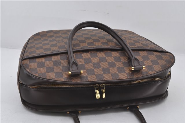 Authentic Louis Vuitton Damier Sarria Horizontal Hand Bag N51282 LV 9280E