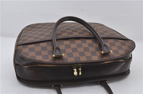 Authentic Louis Vuitton Damier Sarria Horizontal Hand Bag N51282 LV 9280E