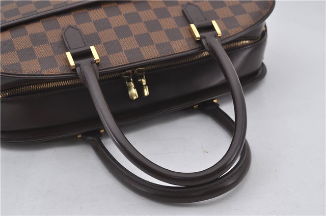 Authentic Louis Vuitton Damier Sarria Horizontal Hand Bag N51282 LV 9280E