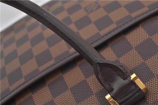 Authentic Louis Vuitton Damier Sarria Horizontal Hand Bag N51282 LV 9280E